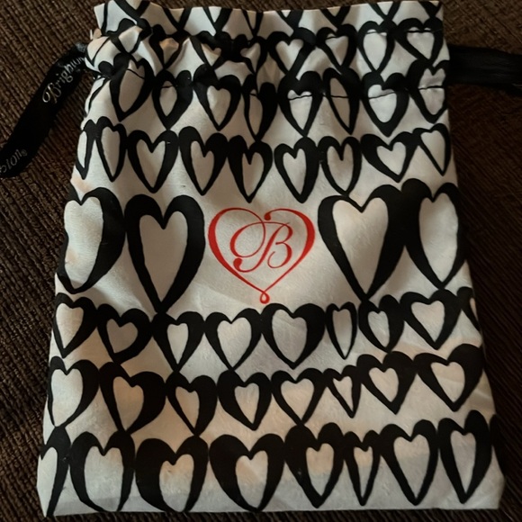 Brighton London silver bangle with crystals all around. - Picture 3 of 5